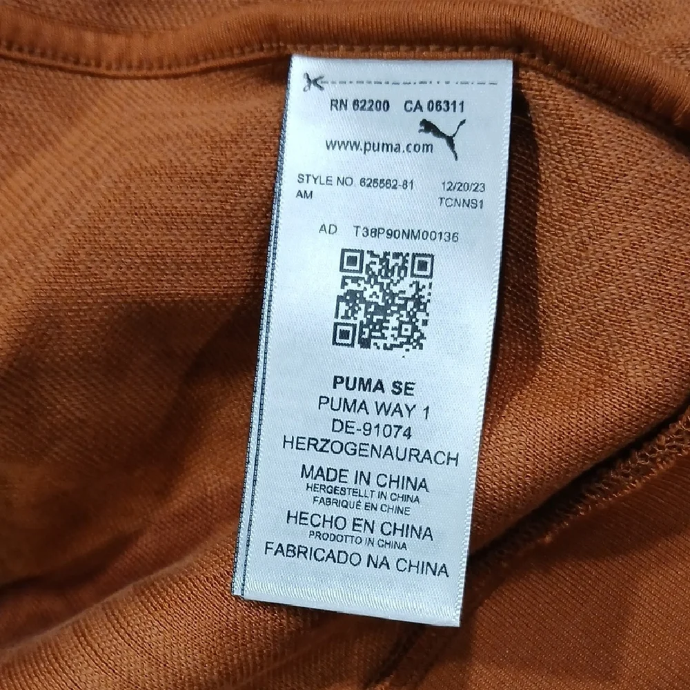 Palomo Puma T7 Burnt Orange (Brownish) 2 Piece Active Wear Set For Men Or Women - Picture 6 of 15